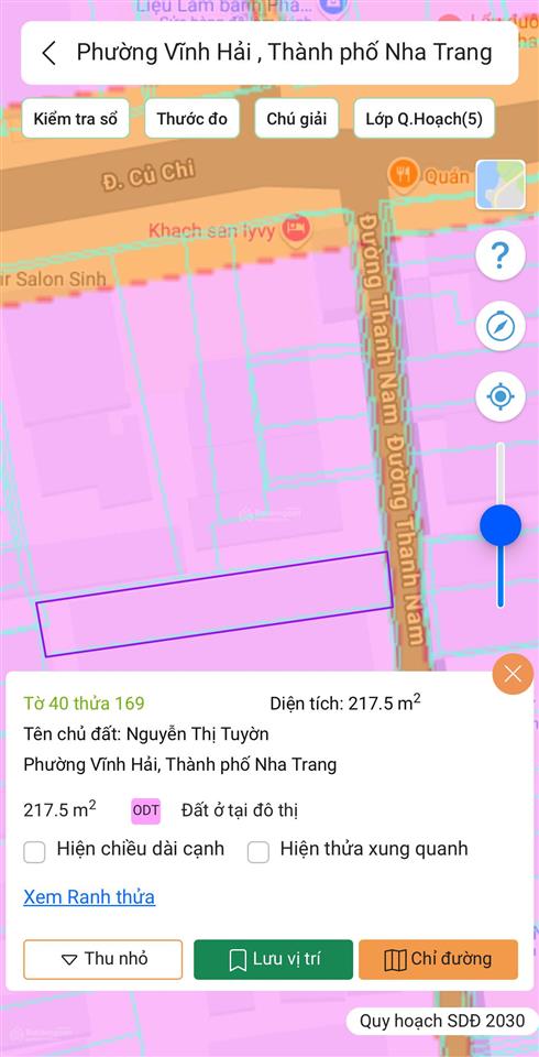 Đất đẹp hướng đông xây căn hộ hoặc căn nhà rộng rãi nghỉ dưỡng gần biển