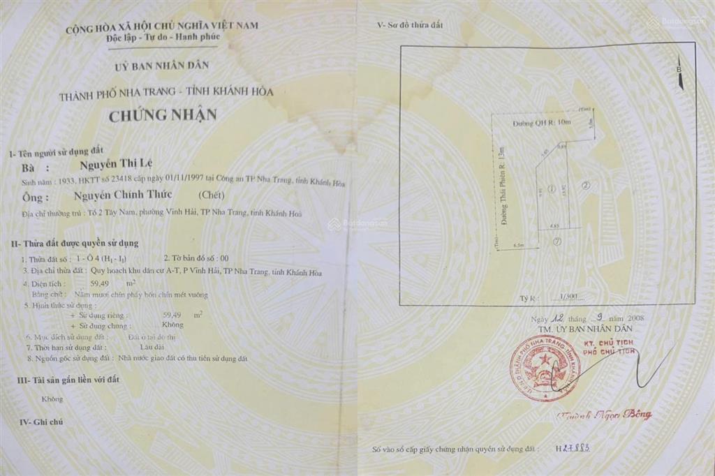 Lô góc kinh doanh khu at vĩnh hải (13m & 10m), giá khá mềm để đầu tư
