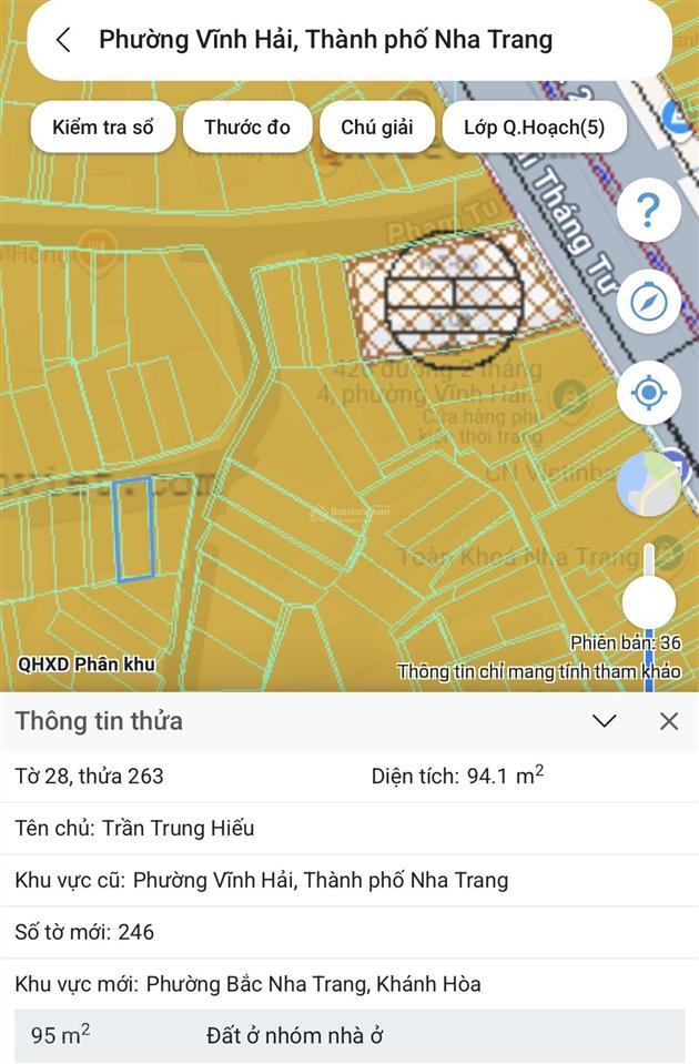 Ngay tt phường vĩnh hải nha trang  cạnh trường mầm non, tiểu học & chợ vĩnh hải