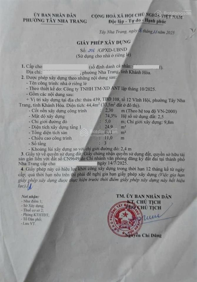 Giá quá rẻ cho căn góc 2 tầng tp nha trang