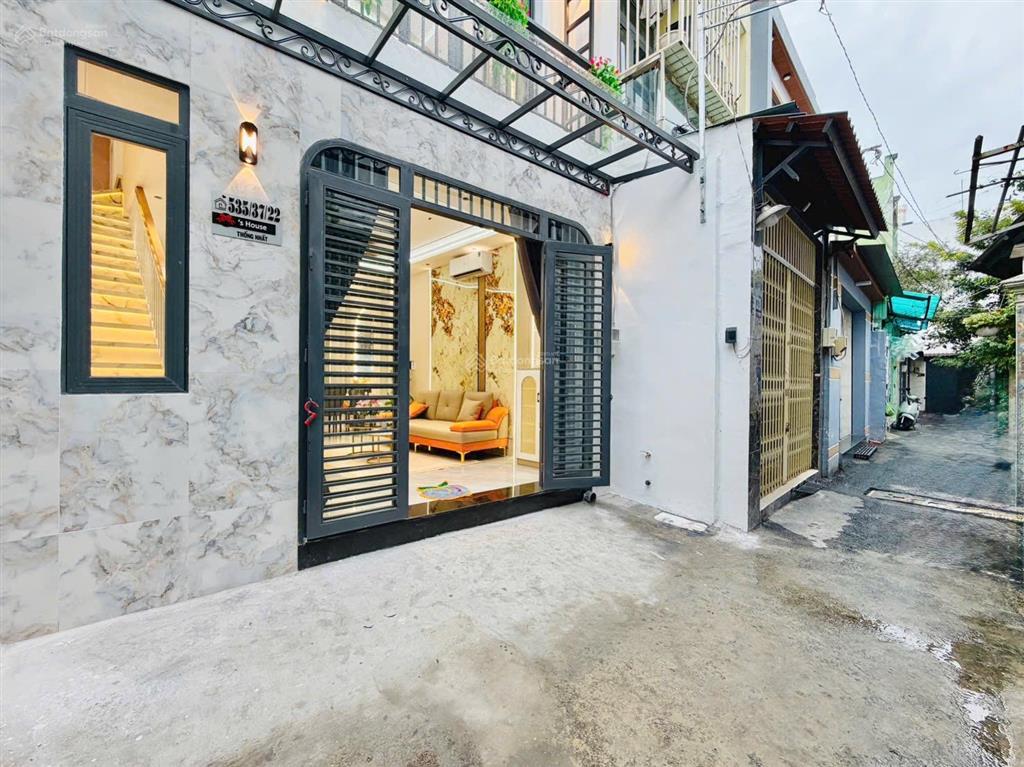 Nhà xây mới nở hậu gần 5m có pn trệt cạnh bên trường tiểu học phan chu trinh p16