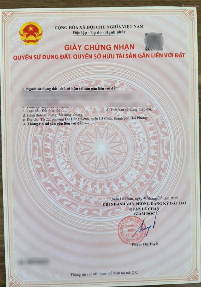 Cần bán đất mặt đường hồ sen, lê chân, hải phòng