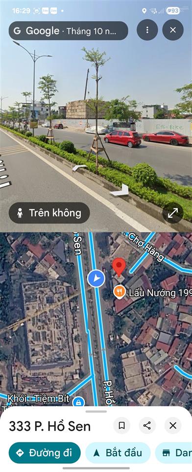 Cần bán đất mặt đường hồ sen, lê chân, hải phòng
