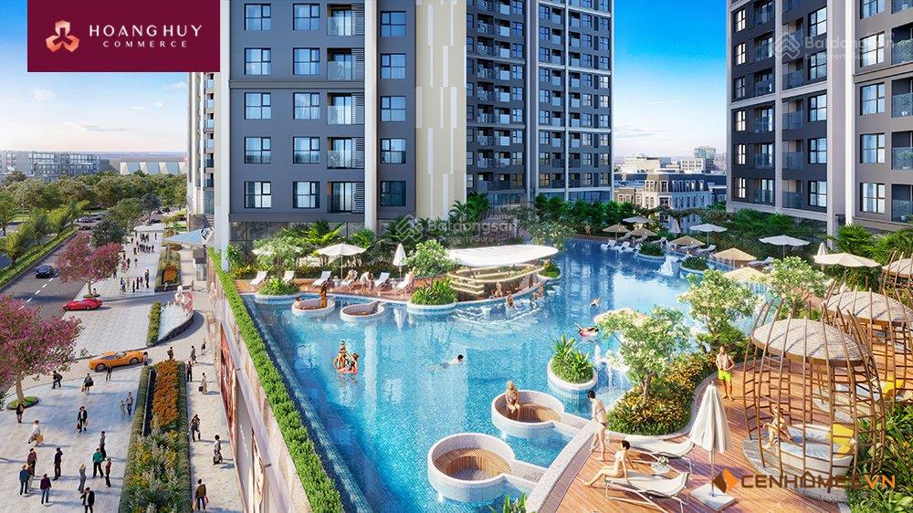 Cho thuê mặt bằng thương mại 1000m2 tầng 2 hoàng huy commerce  phù hợp nhà hàng lớn