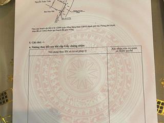 Bán lô góc 51m2 mặt đường an lạc, sở dầu, hồng bàng chỉ 3 tỷ