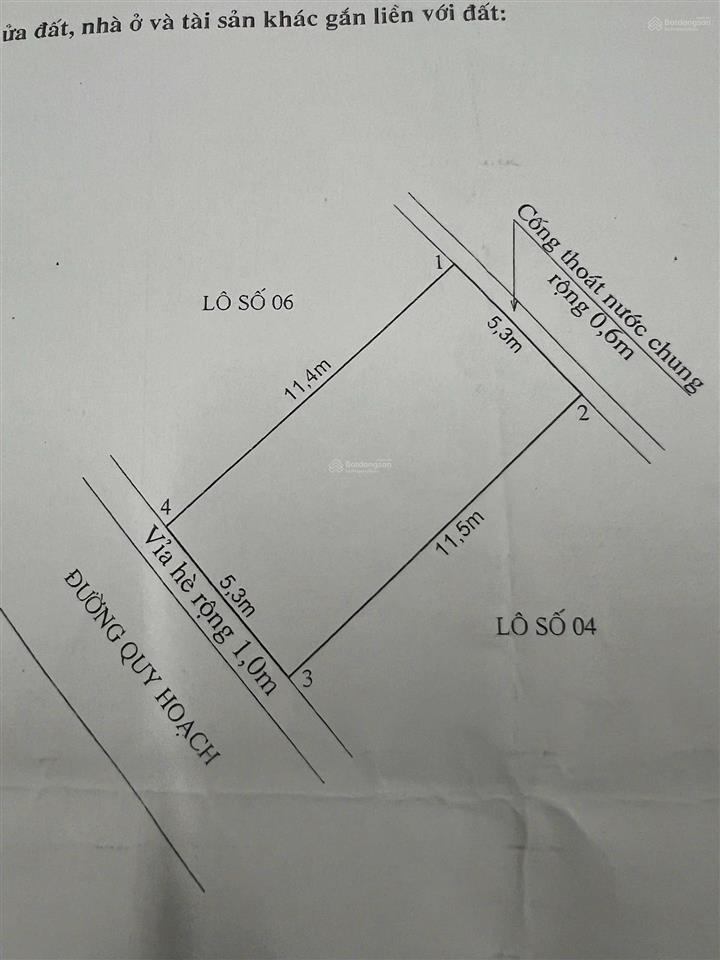 Bán lô đất 60m2 tuyến 2 đường hùng vương, đối diện bến xe thượng lý, oto vào được chỉ 3,6 tỷ