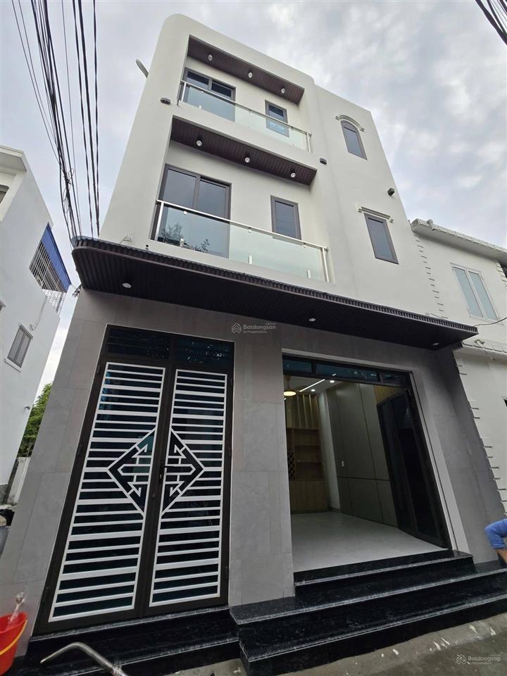 Nhà 47m2 xây 3 tầng đẹp, đường thông 4m, lại lô góc ngay quỳnh cư, hồng bàng, chỉ 2,35 tỷ