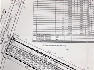 Chính chủ cần bán lô đấu giá cạnh trường mầm non bạch đằng, 50m2, mặt tiền 5m