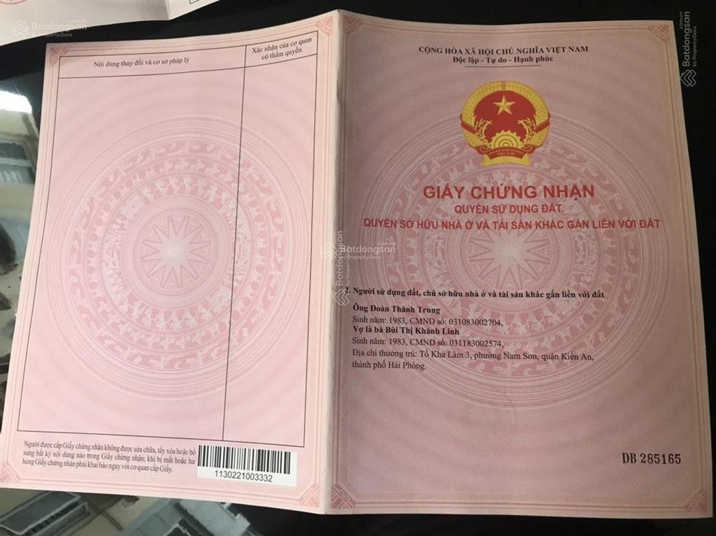 Chính chủ cần bán lô đấu giá cạnh trường mầm non bạch đằng, 50m2, mặt tiền 5m