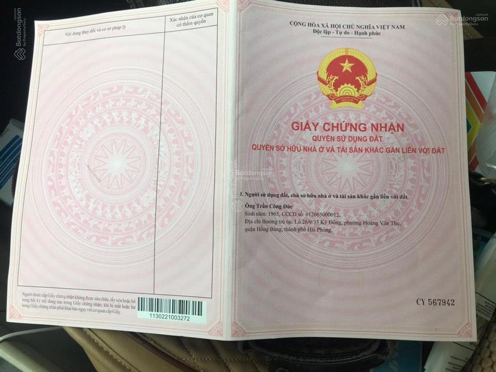 Chính chủ cần bán lô đấu giá cạnh trường mầm non bạch đằng, 50m2, mặt tiền 5m