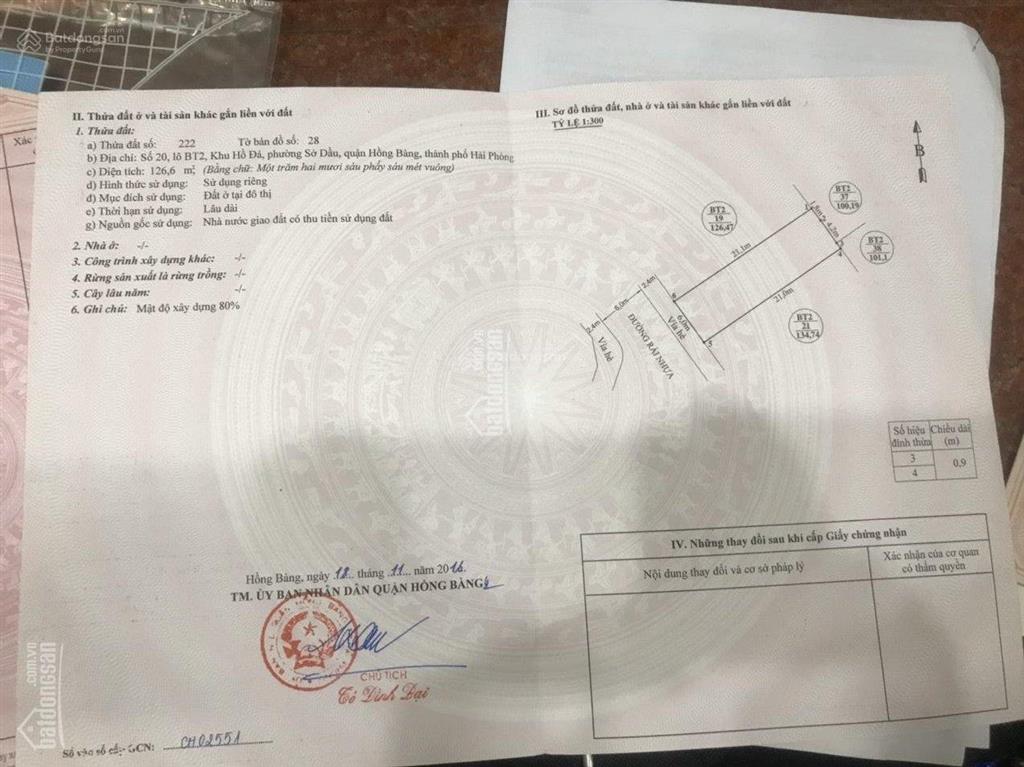 Chính chủ cần bán lô đất liền nhau tại hồ đá, sở dầu, hải phòng, pháp lý đầy đủ
