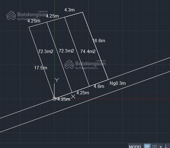 Bán đất tại phạm văn đồng, 1,55 tỷ, 72,3 m2, hàng hiếm đẹp, nhiều tiện ích