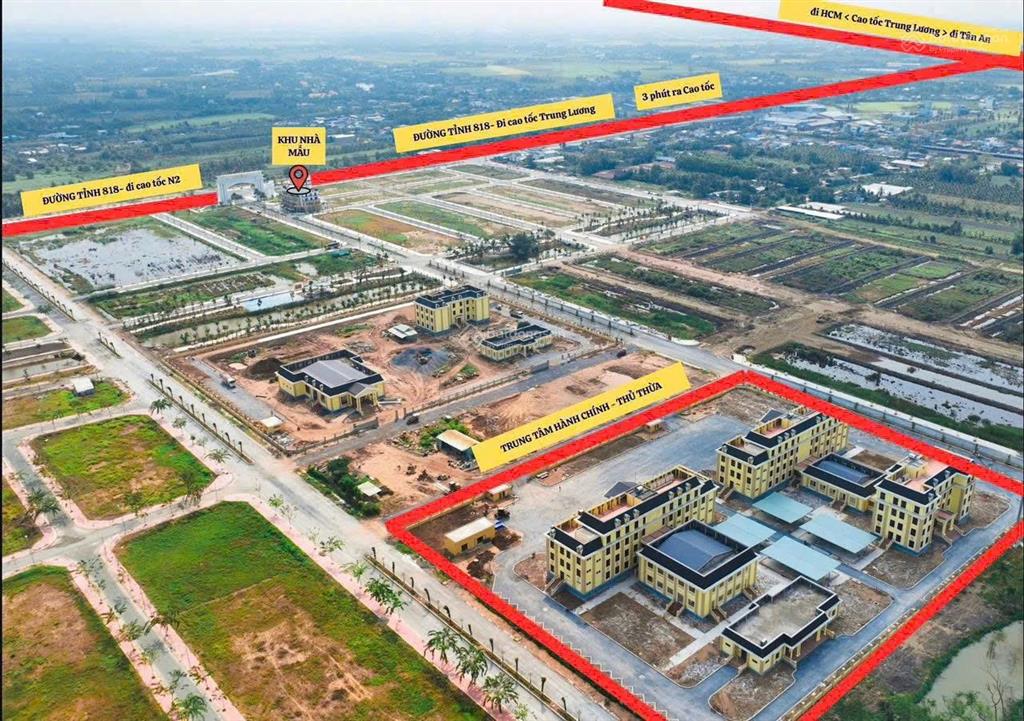 Chính chủ bán gấp lô đất mặt tiền đường số 4 nối kcn và trung tâm hành chính thủ thừa giá thanh lý