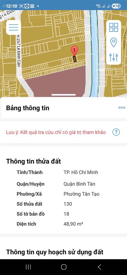 Nhà riêng đường lê đình cẩn, cách chợ 50m gần kdc tên lửa, gần aeon bình tân