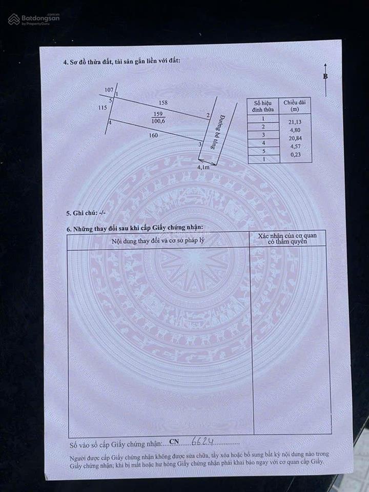 Bán đất long hậu 4,8*21m, giá 1,65 tỷ, hẻm xe hơi, shr, gần kcn long hậu, t&t millennia, sg village