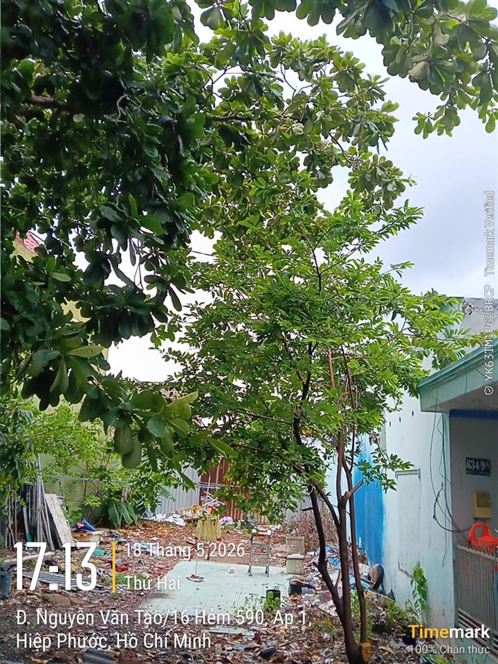 Bán đất xây chdv nguyễn văn tạo 8*22m, giá 3,7 tỷ, hẻm xe hơi, shr, gần kcn hiệp phước