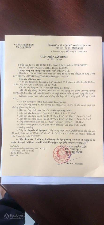 Bán đất rẻ long hậu 4*12,5m, chỉ 1 tỷ 250 triệu, shr, kế sg village, t&t millenia, sát lê văn lương