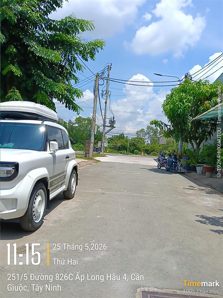 Bán nền đẹp 4*3*14,1m, giá 2,45 tỷ, đường xe tải 10m, kdc hoàng hoa , đã ép cọc, shr, kế lvl
