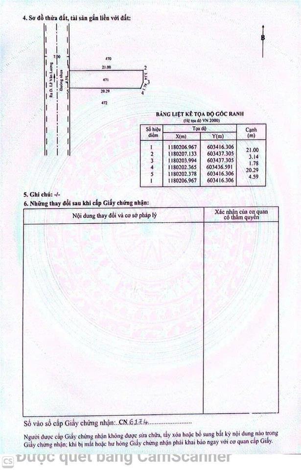 Bán rẻ đất 4,6x21m, đường xe hơi 7m, chỉ 3,7 tỷ, kdc rạch tôm lê văn lương, shr, gần làng đại học