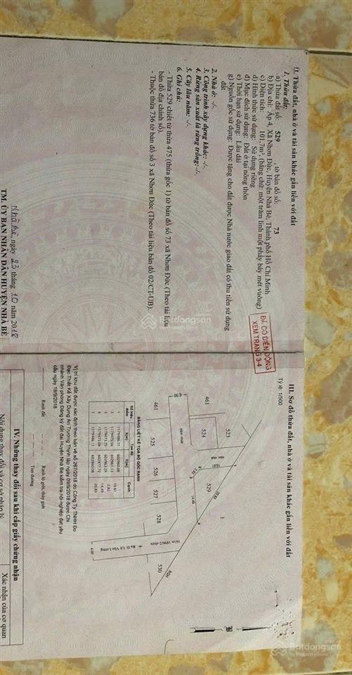 Bán đất lô góc rẻ 101m2 chỉ 2,65 tỷ, góc 2 mặt hẻm xe tải 6m lê văn lương, shr, kế làng đại học