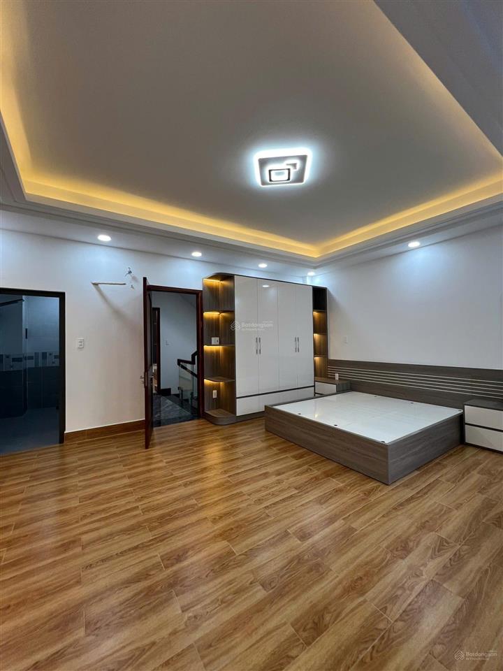 Bán nhà đẹp 4 tầng siêu rẻ 5,85*13,7m, chỉ 6,8 tỷ, hẻm xe hơi 6m huỳnh tấn phát, kế trường lê v hưu