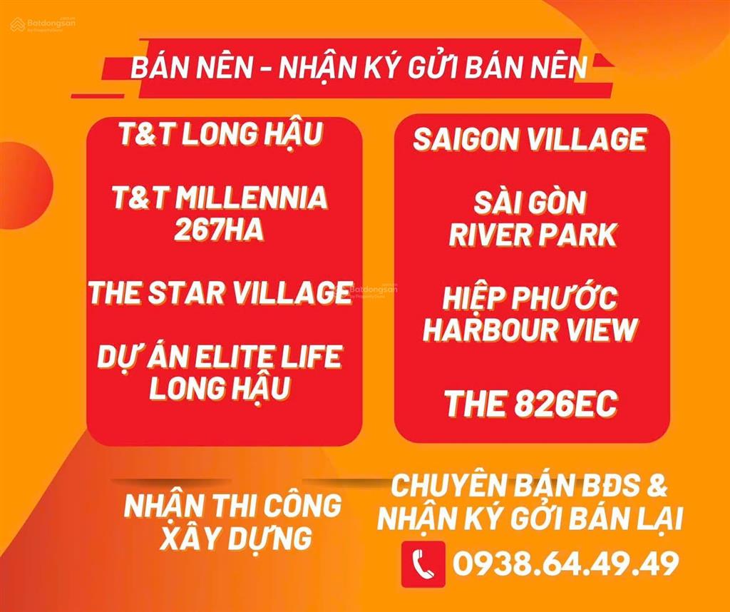 Chuyên bán nền  nhận gởi bán lại ra hàng nhanh  xây nhà  đường lớn  căn góc  view công viên