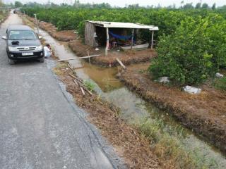 Đất nhà vườn 500m2, đường 6m, chỉ 400tr, bến lức