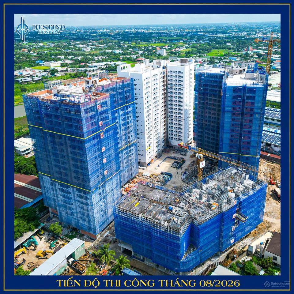 Bán gấp căn hộ 2pn, 1vs tại destino centro, 1,45 tỷ, 50m2