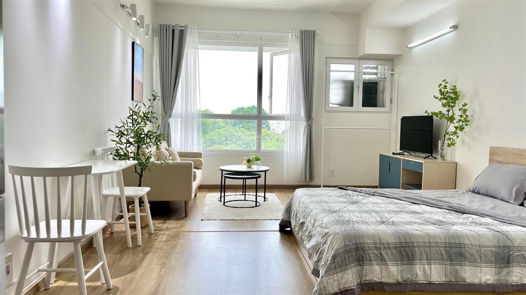 Studio  xinh nội thất y như trong hình giá thuê 13tr/tháng free 2 suất hồ bơi xem nhà thực tế loan