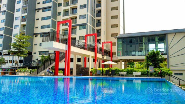Bán căn hộ góc block c eco xuân  lái thiêu, 3,1 tỷ, 85m2, view sân golf sông bé, full nội thất