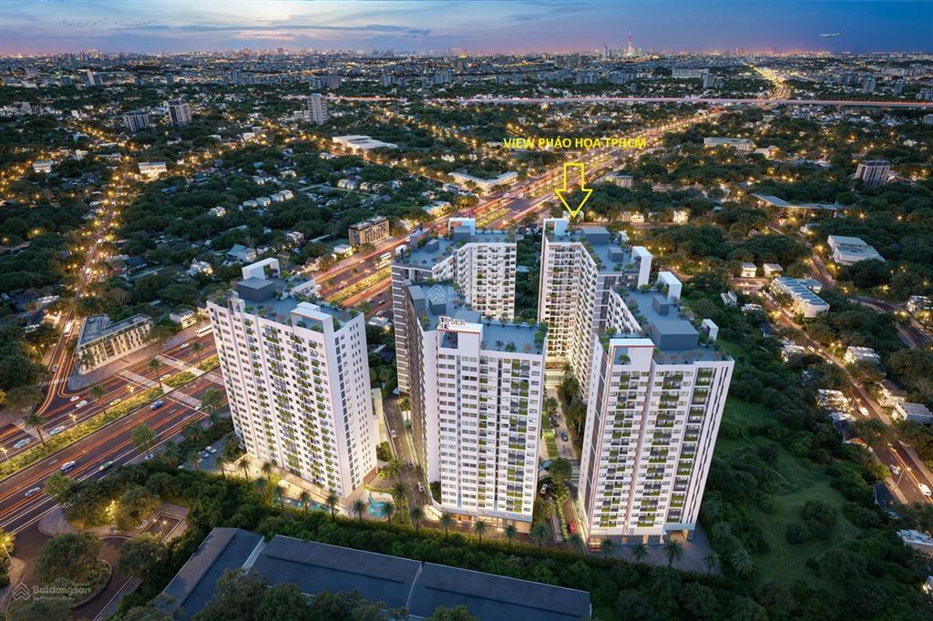 Chủ ngộp ra gấp căn 2pn 50m2 view tphcm tầng trung view hiếm giá chỉ 1,5 tỷ bao thuế phí