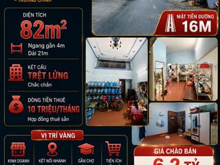 Bán nhà mt đường 16m khu nguyễn văn quá song hành, quận 12 diện tích 82m đang có dòng tiền 10 tr
