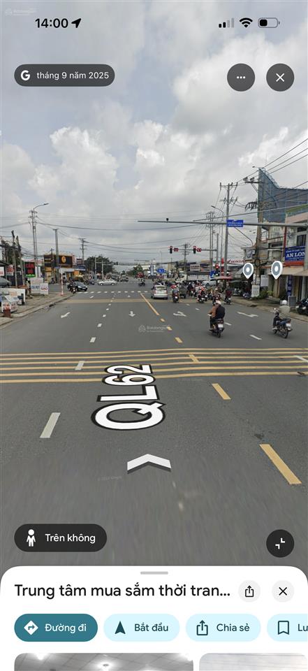 Cần bán 974 m4 đất thổ mặt tiền quốc lộ 62 ngay ngã tư tuyến tránh giá 50 tỷ