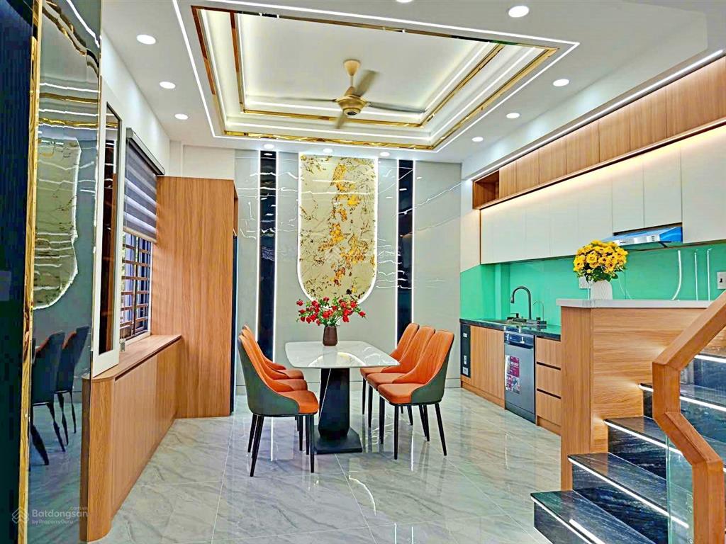Bán nhà mới 4 tầng góc 2 mặt tiền dt55m²  full nội thất  phường tam bình  chợ đầu mối thủ đức