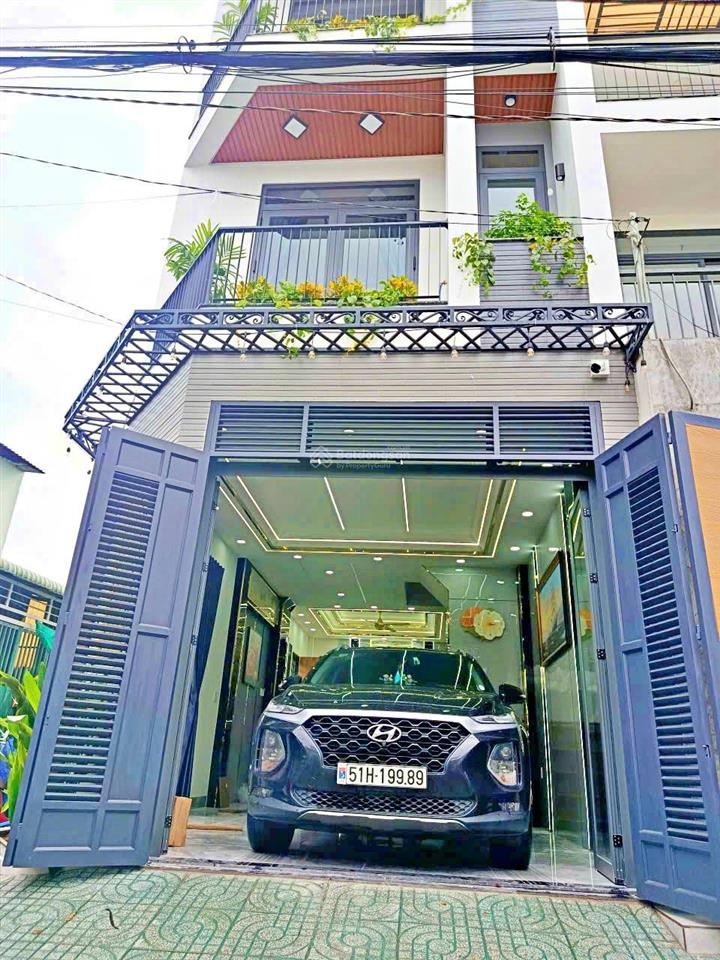 Bán nhà mới 4 tầng góc 2 mặt tiền dt55m²  full nội thất  phường tam bình  chợ đầu mối thủ đức