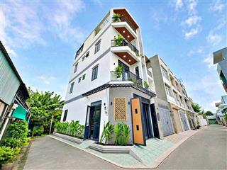 Bán nhà mới 4 tầng góc 2 mặt tiền dt55m²  full nội thất  phường tam bình  chợ đầu mối thủ đức