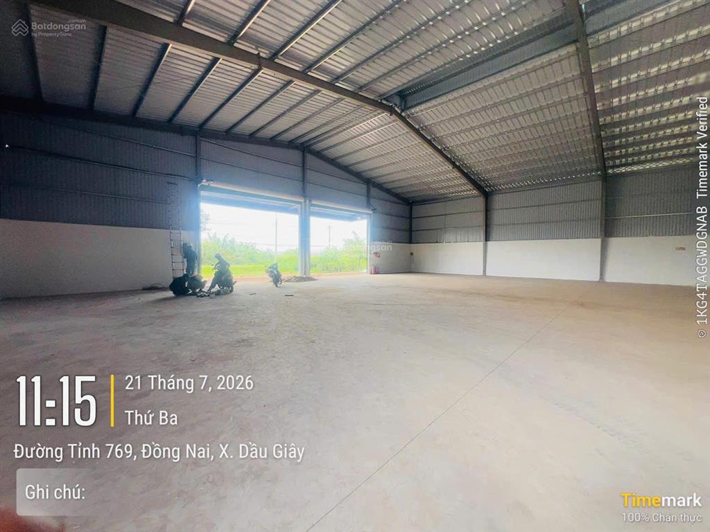 Cho thuê kho, nhà xưởng, đất tại đường 769, xã hưng lộc, huyện thống nhất, 1300m2, giá thỏa thuận