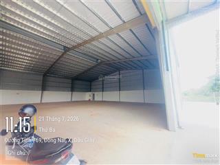 Cho thuê kho, nhà xưởng, đất tại đường 769, xã hưng lộc, huyện thống nhất, 1300m2, giá thỏa thuận