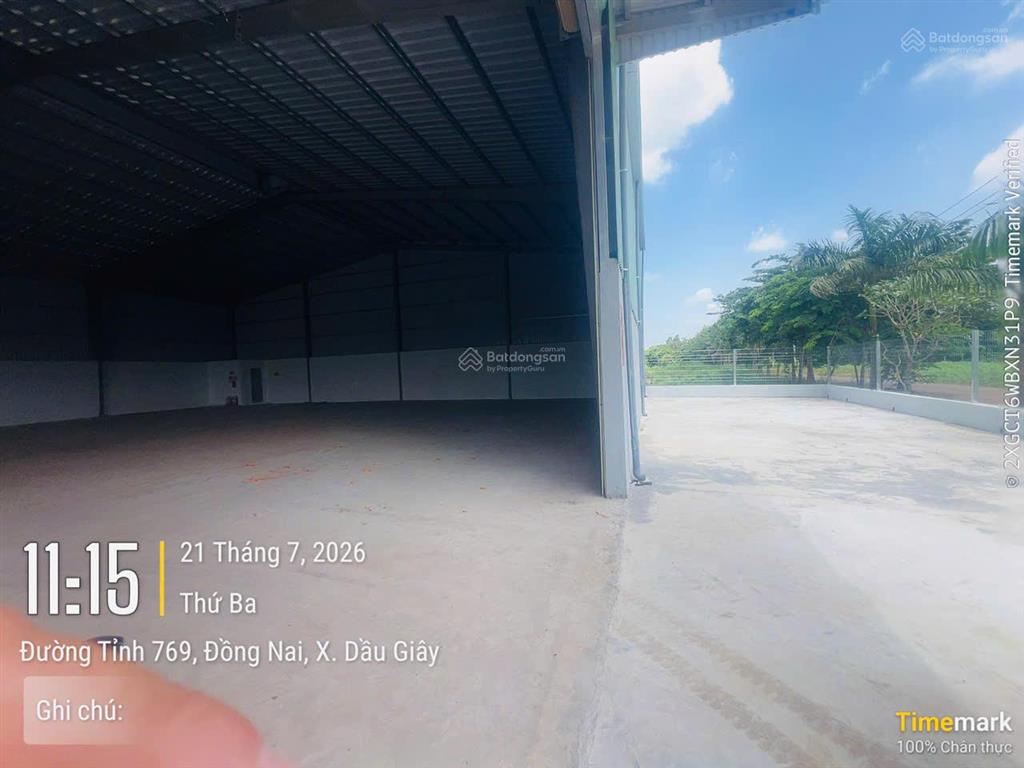 Cho thuê kho, nhà xưởng, đất tại đường 769, xã hưng lộc, huyện thống nhất, 1300m2, giá thỏa thuận