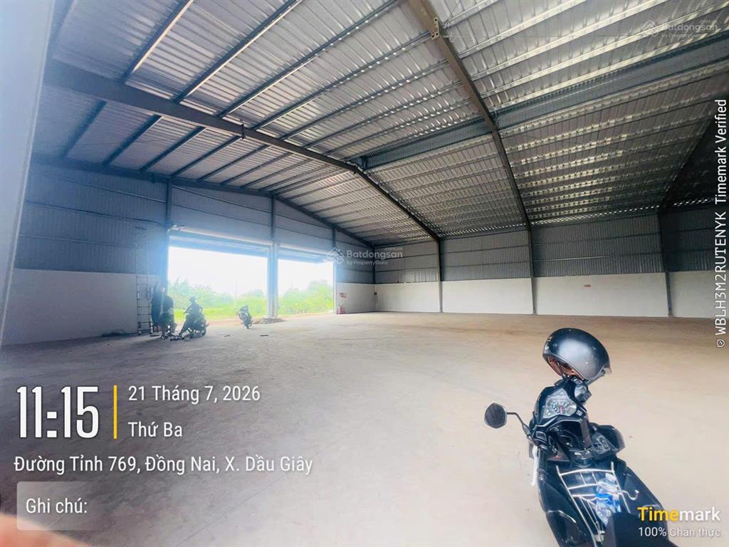 Cho thuê kho, nhà xưởng, đất tại đường 769, xã hưng lộc, huyện thống nhất, 1300m2, giá thỏa thuận