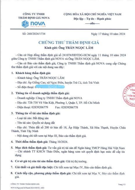 Cần bán gấp đất tại huyện châu thành, tỉnh tây ninh