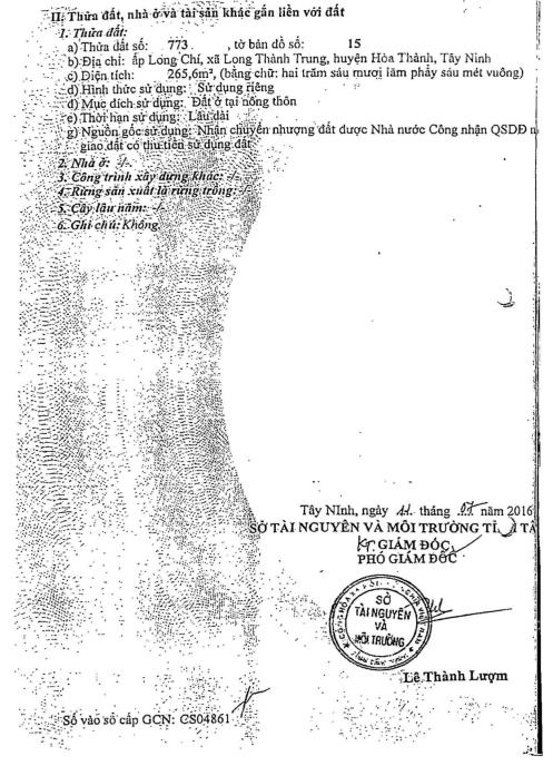 *** cần bán nhà tại mặt tiền đường phạm hùng, xã long thành trung, huyện hòa thành, tỉnh tây ninh