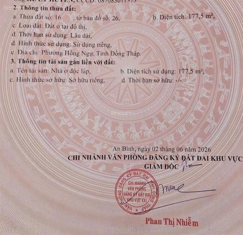 Bán nhà góc, nền góc, đường nguyễn tất thành nối dài, khu bờ bắc, phường hồng ngự