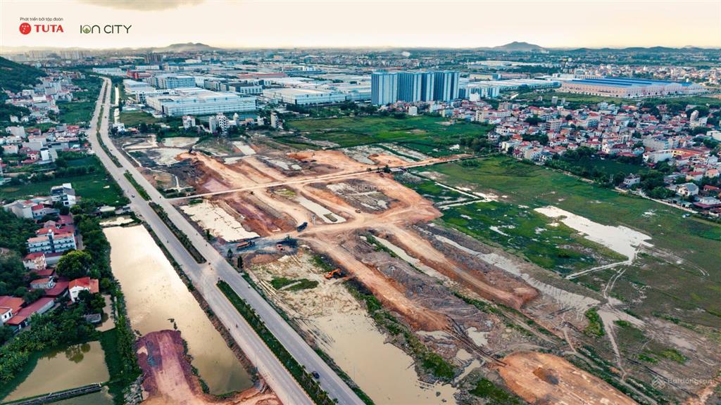 Bán lô 70m2 view công viên dự án ion city bắc ninh