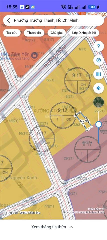 Lô đất đẹp ngang 10m hiếm sát kđt đông tăng long 326m2/11 tỷ