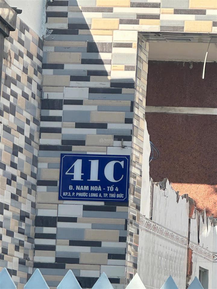 Bán nhà mặt tiền số 41c đường nam hòa, phường phước long, thành phố thủ đức, diện tích 63,5m