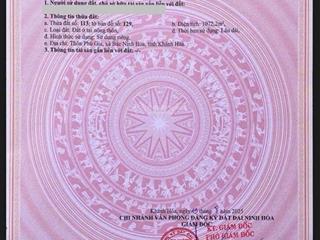 Bán đất 1072m2 ở ninh an, 3 triệu / m2, pháp lý đầy đủ