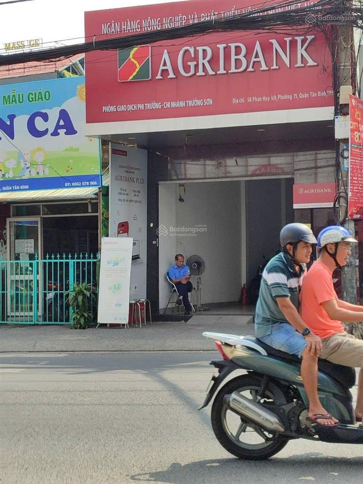 Bán nhà mặt tiền đường phan huy ích. phường 15  quận tân bình. dt 4,5m x 25m. đúc 1 trệt 1 lầu