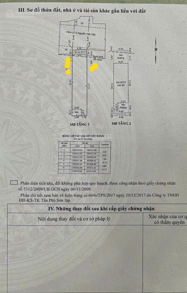 Bán nhà siêu hot tại nguyễn hữu tiến, phường tây thạnh. 9,5 tỷ, 90m2 (4,53 x 20m) 1 trệt 1 lầu
