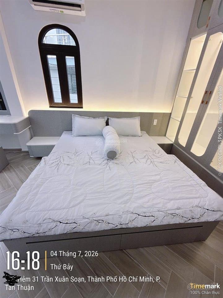Bán nhà mới đẹp hẻm 31 đường nguyễn thị xiếu, phường tân thuận tây, quận 7